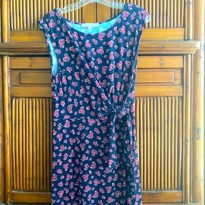 Loft Women’s Sleeveless Dress with Mid -Tie at Waist